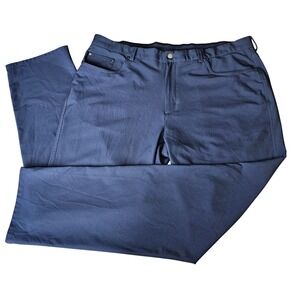 Greg Norman Shark Men's Golf Performance Pants 40x32 Navy Blue Stretch RN 128492